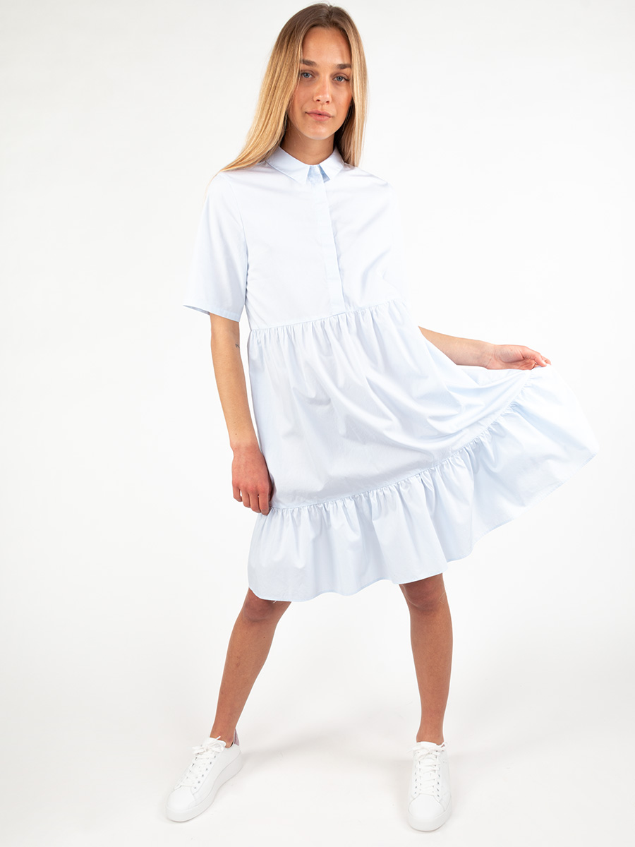 Midi-Kleid mit Hemdkragen von REYER