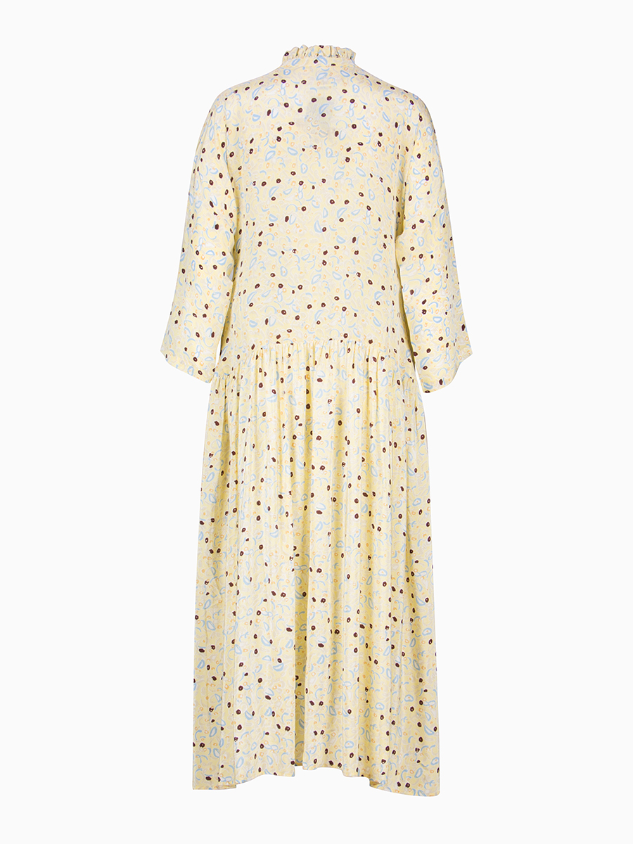 Maxi-Seiden-Kleid mit Print von MII