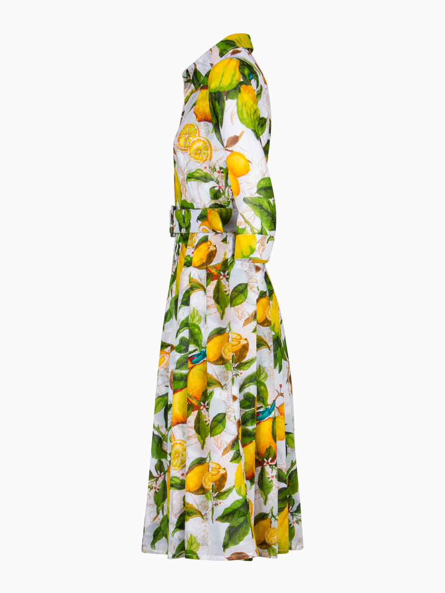 Kleid AUDREY mit Zitronen-Print von Samantha Sung