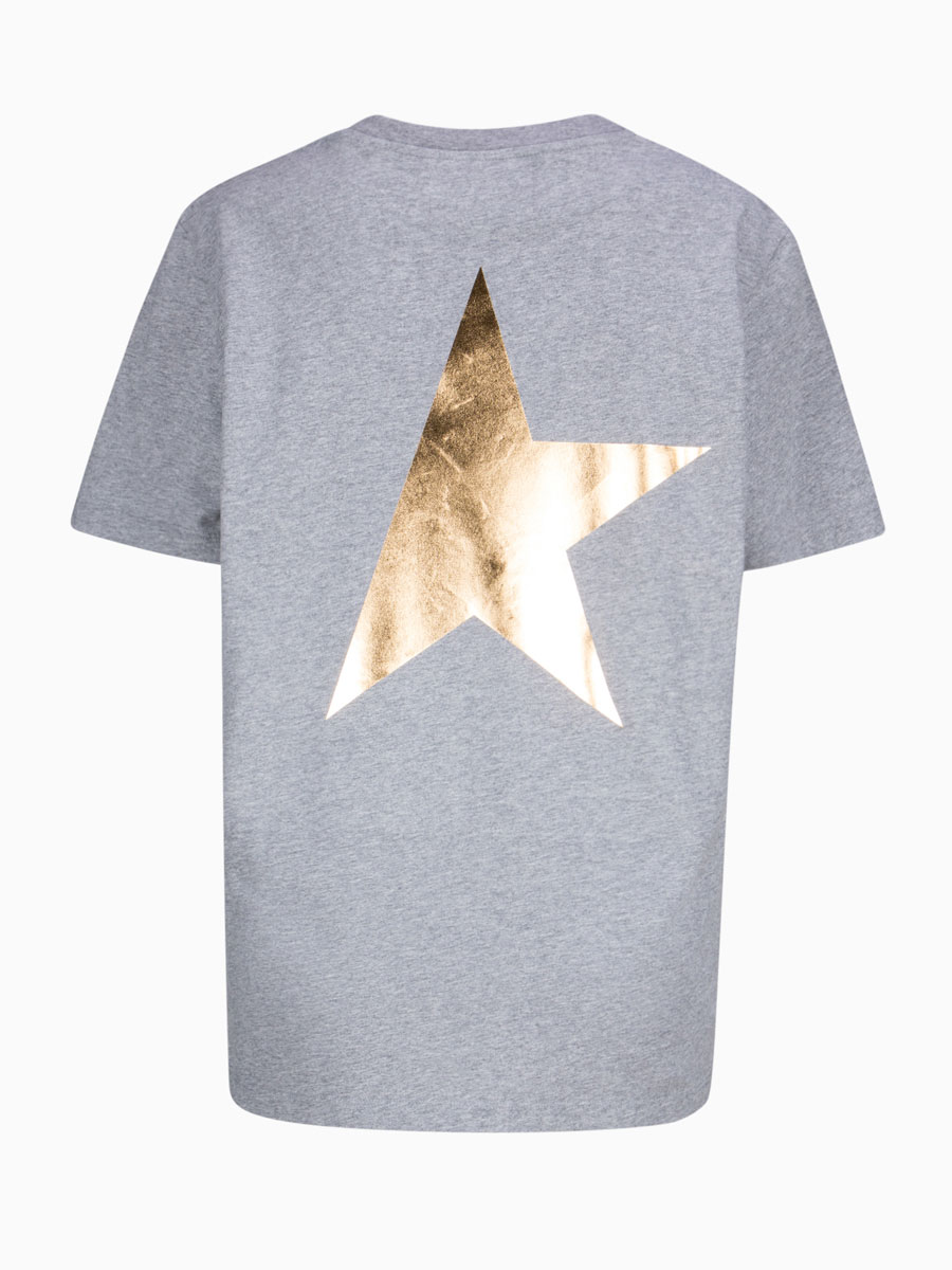 T-Shirt mit Stern-Applikation von GOLDEN GOOSE