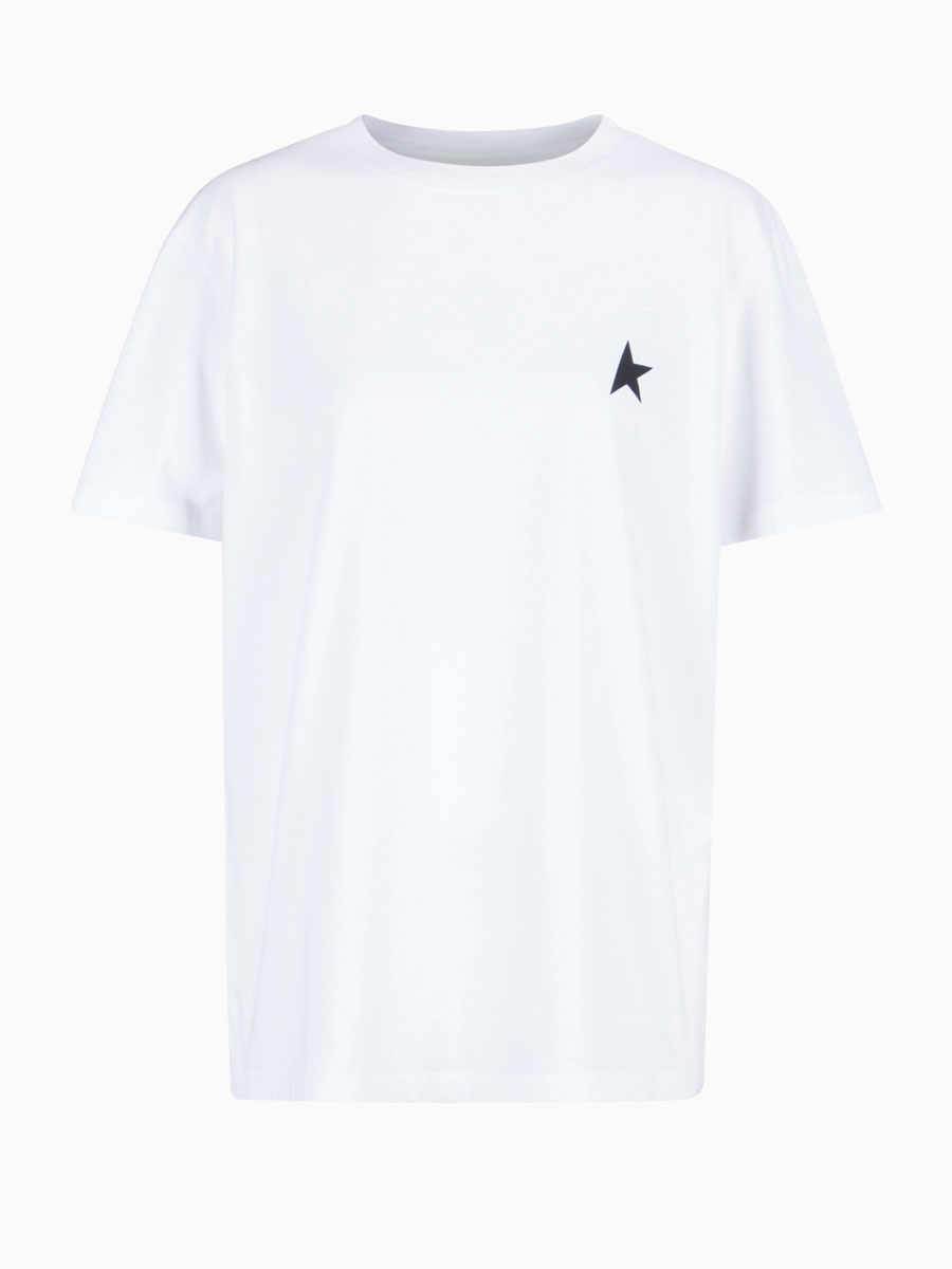 T-Shirt mit Stern-Applikation von GOLDEN GOOSE