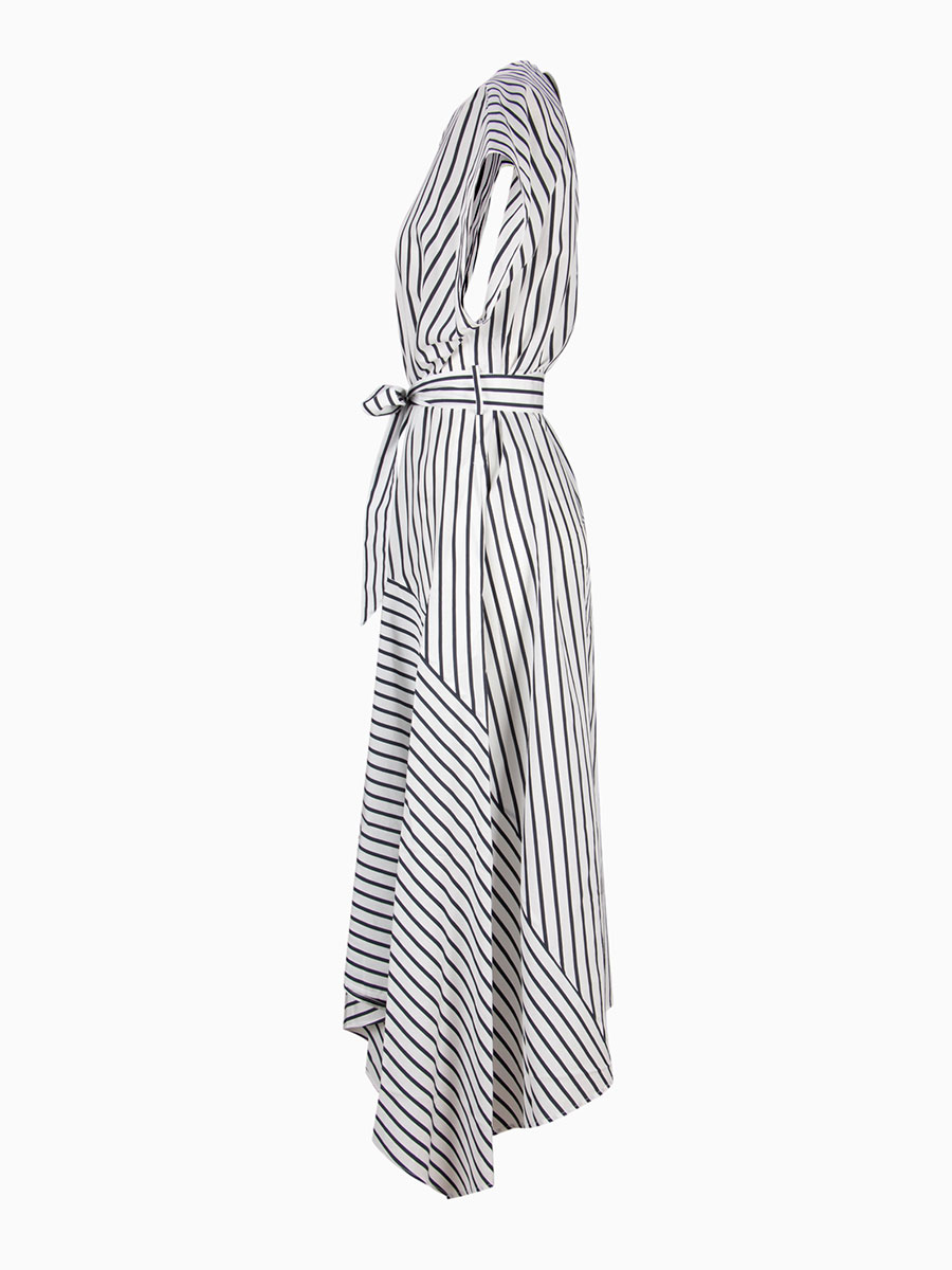 Midi-Kleid mit Streifen von CLOSED