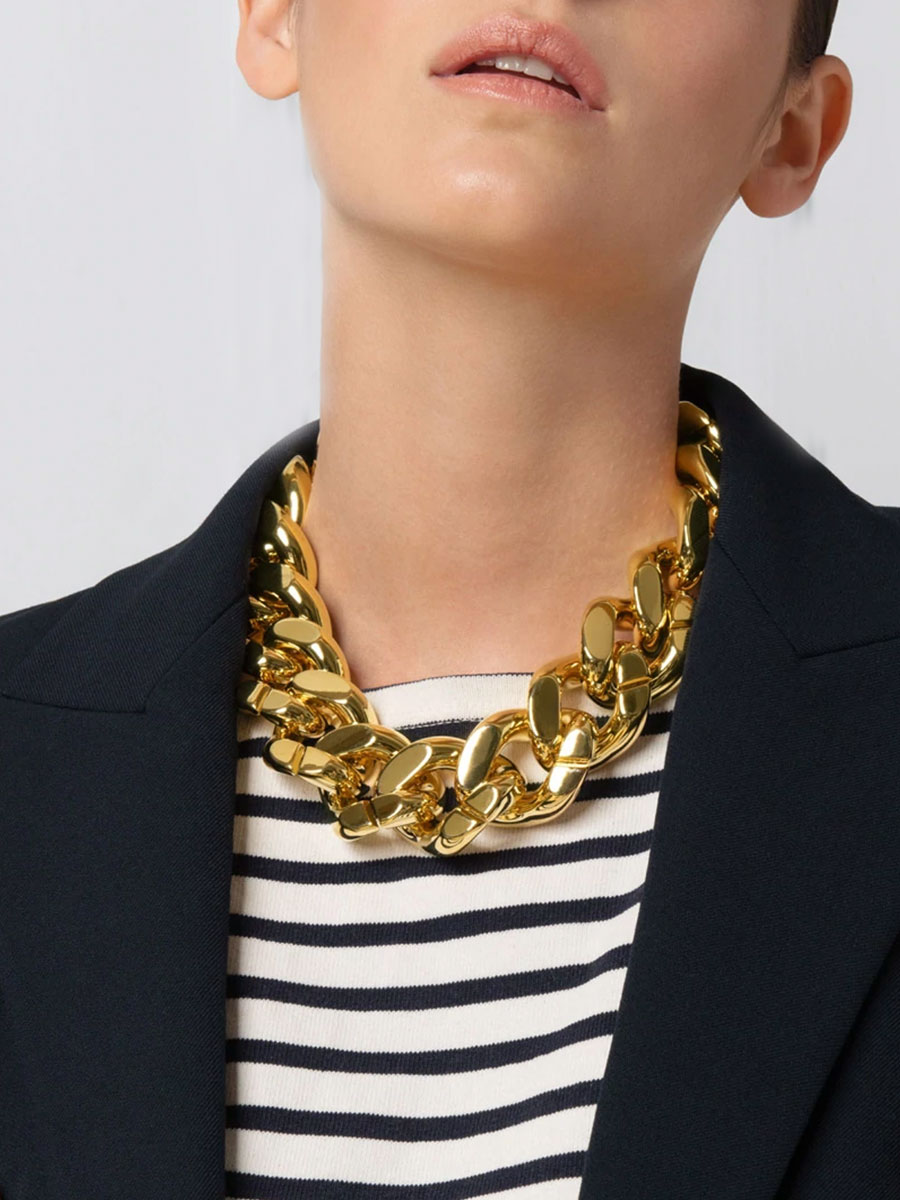 Halskette BIG FLAT CHAIN von VANESSA BARONI