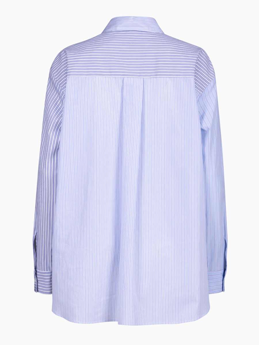 Baumwoll-Bluse mit Streifen von REYER