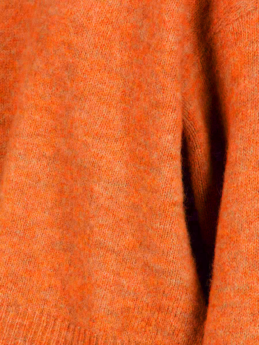 Oversize-Pullover EAST orange von American Vintage