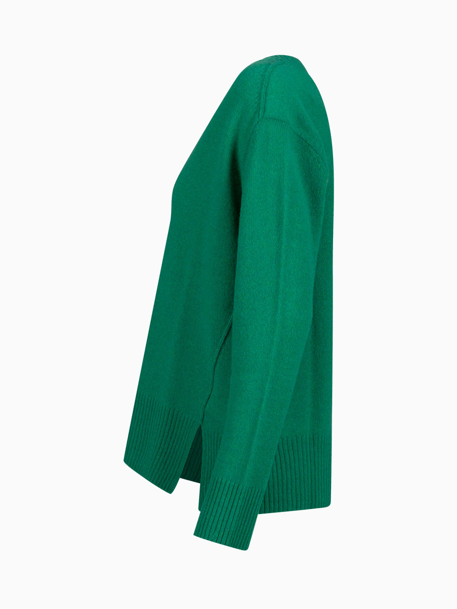 Kaschmir-Pullover grün von The Mercer NY