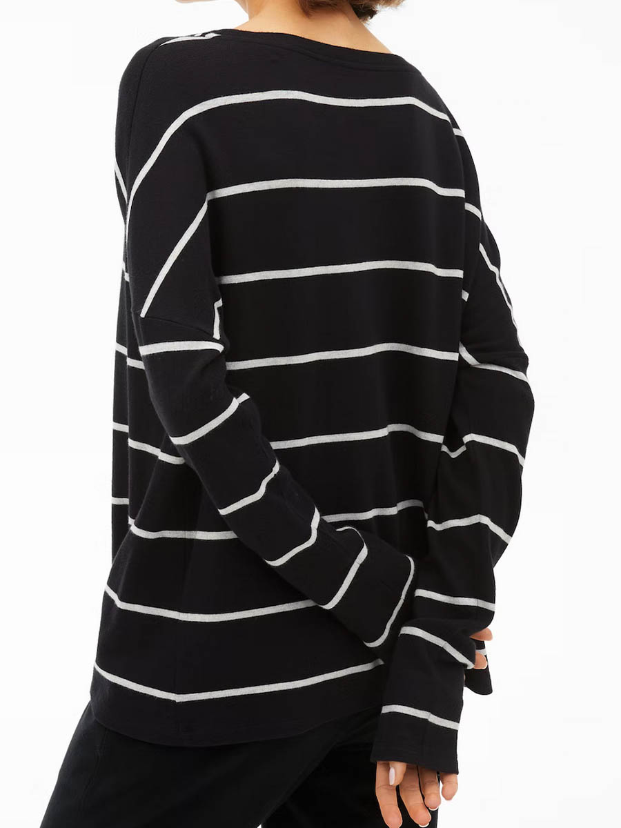 Sweatshirt mit Streifen juvia