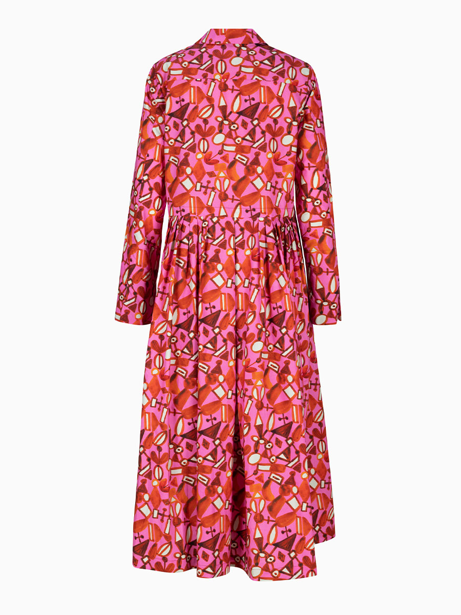 Maxi-Kleid mit Print von Odeeh
