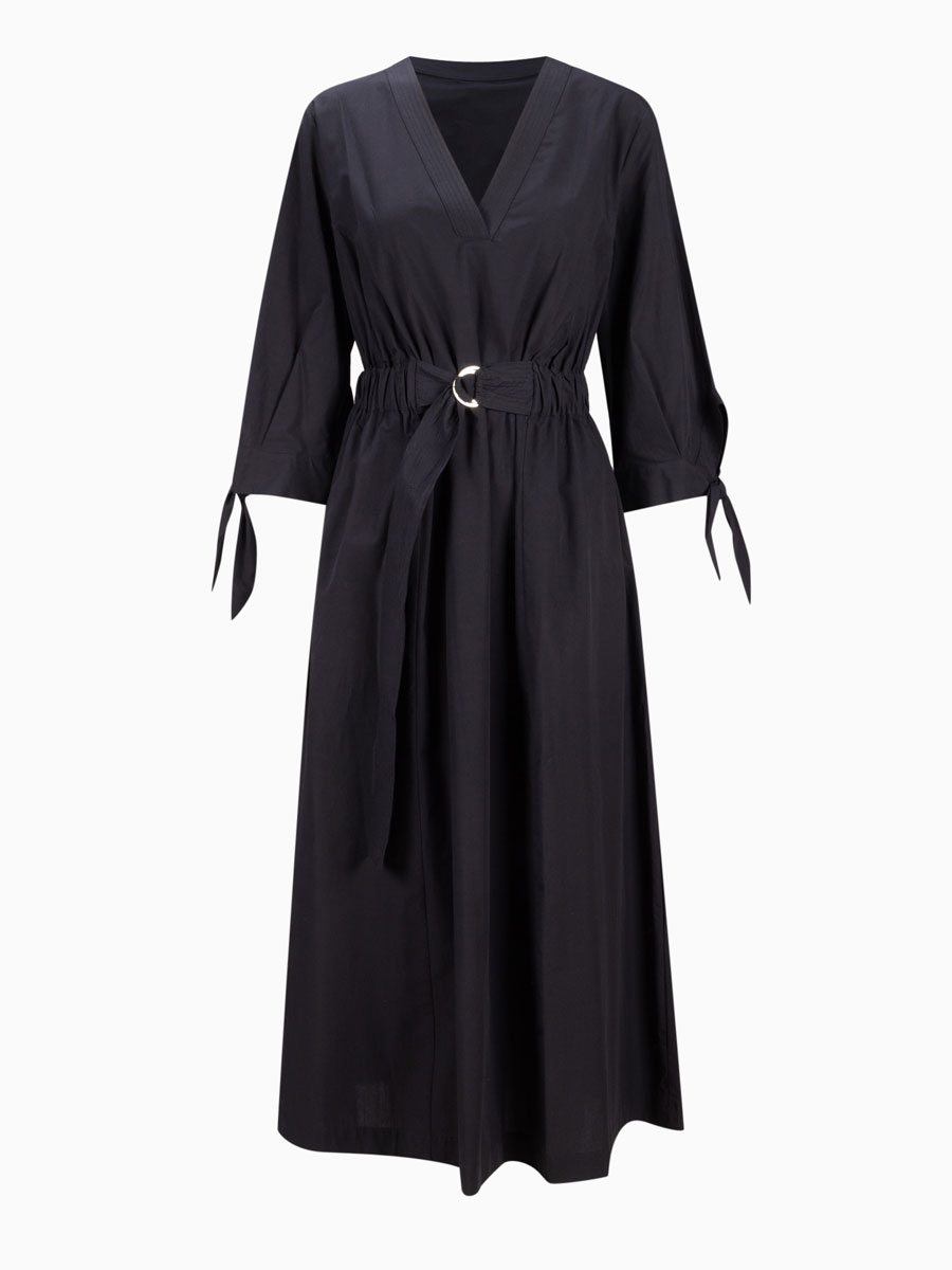 Hemdblusenkleid mit Gürtel von Ottod'ame