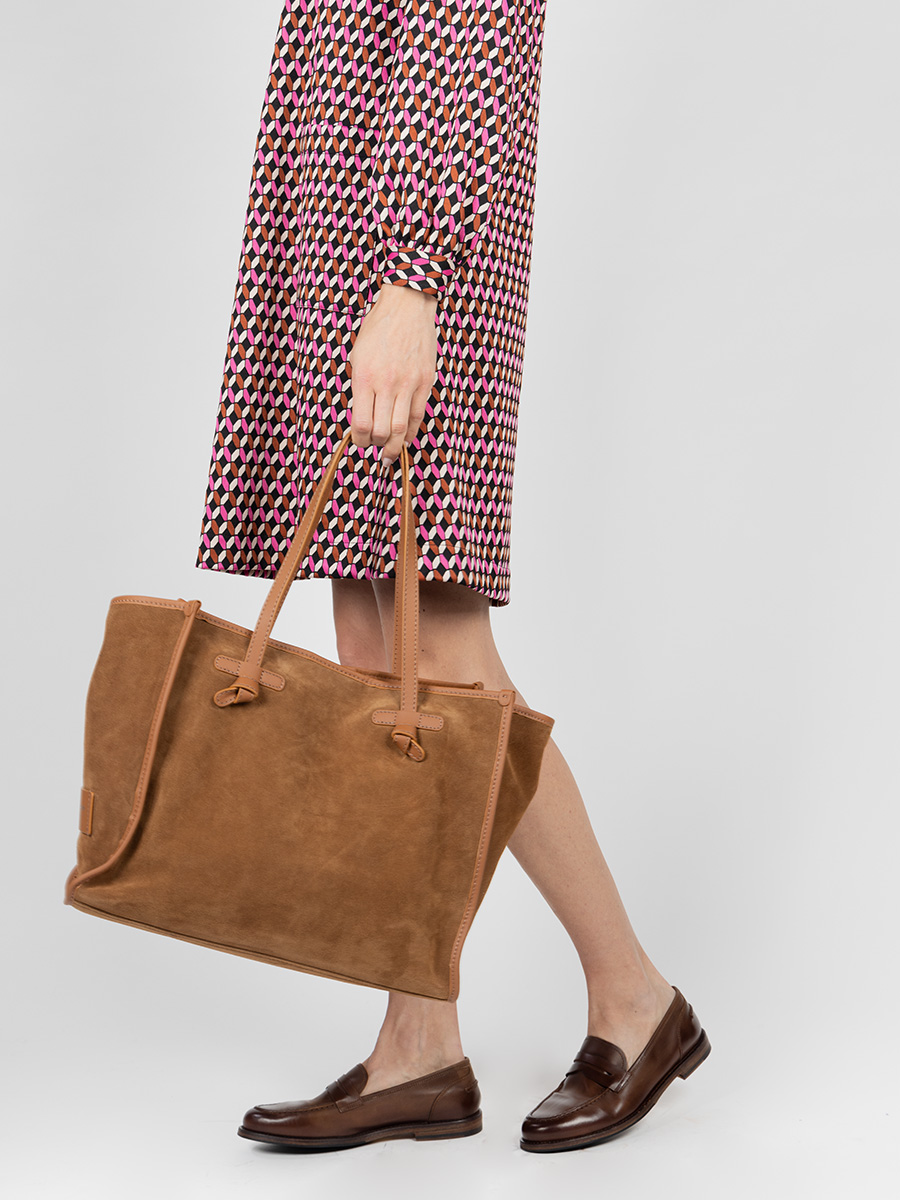 Leder-Shopper MARCELLA