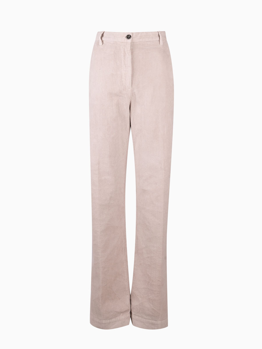 Wide-Leg Cordhose GHIACCIO