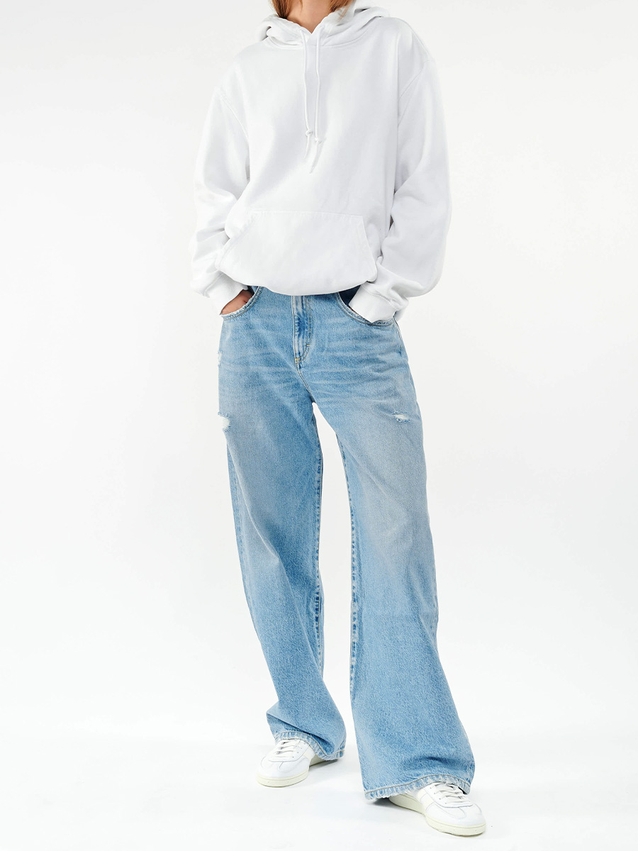 Mid Rise Baggy Jeans