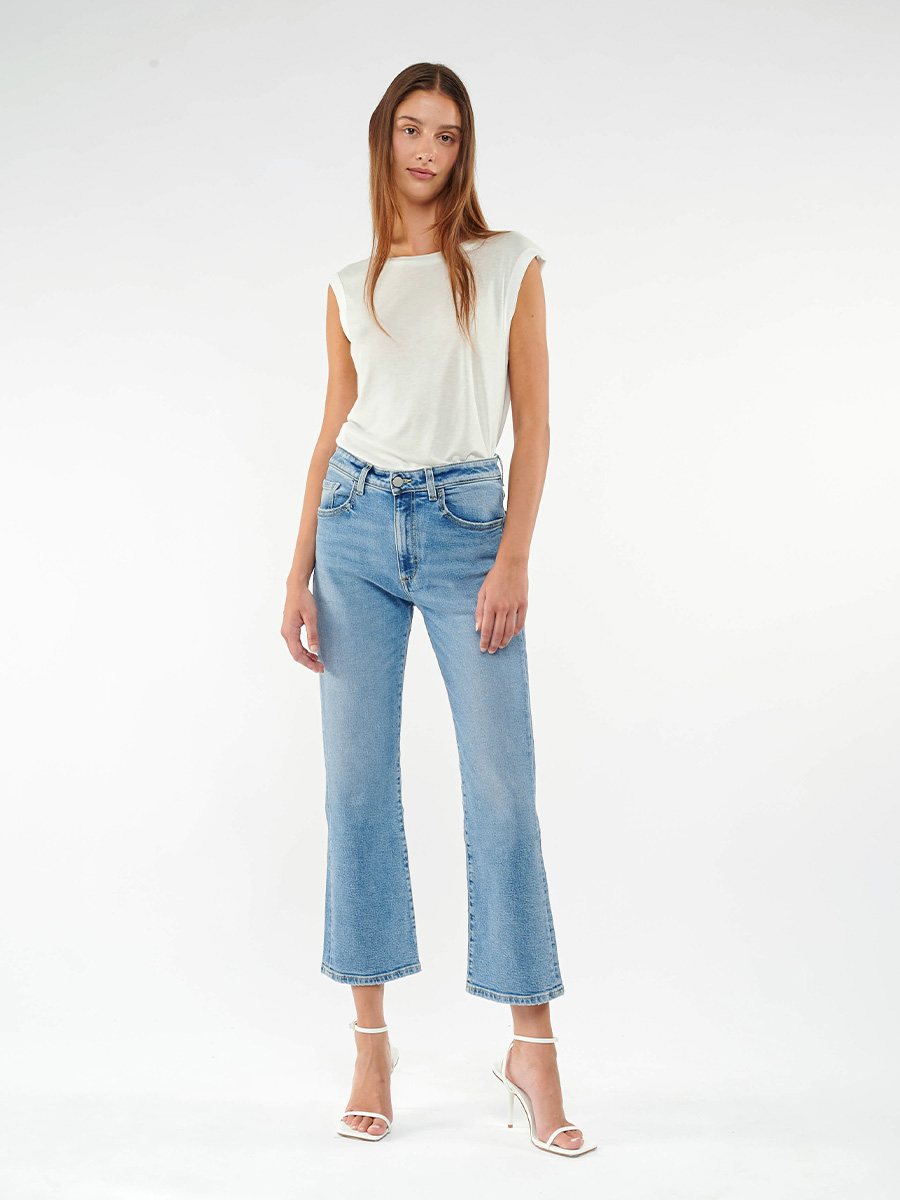 High Rise Flared Jeans