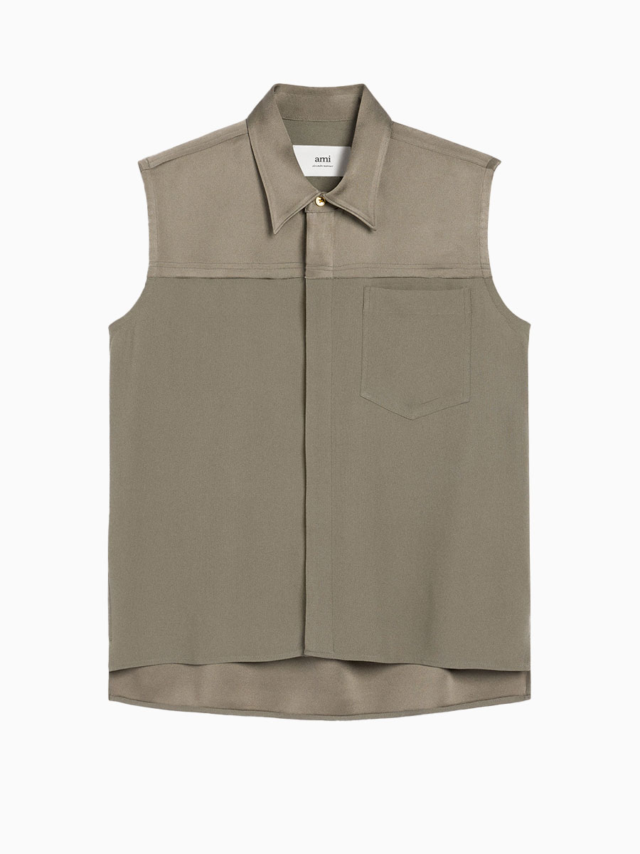 Satin Top von AMI PARIS