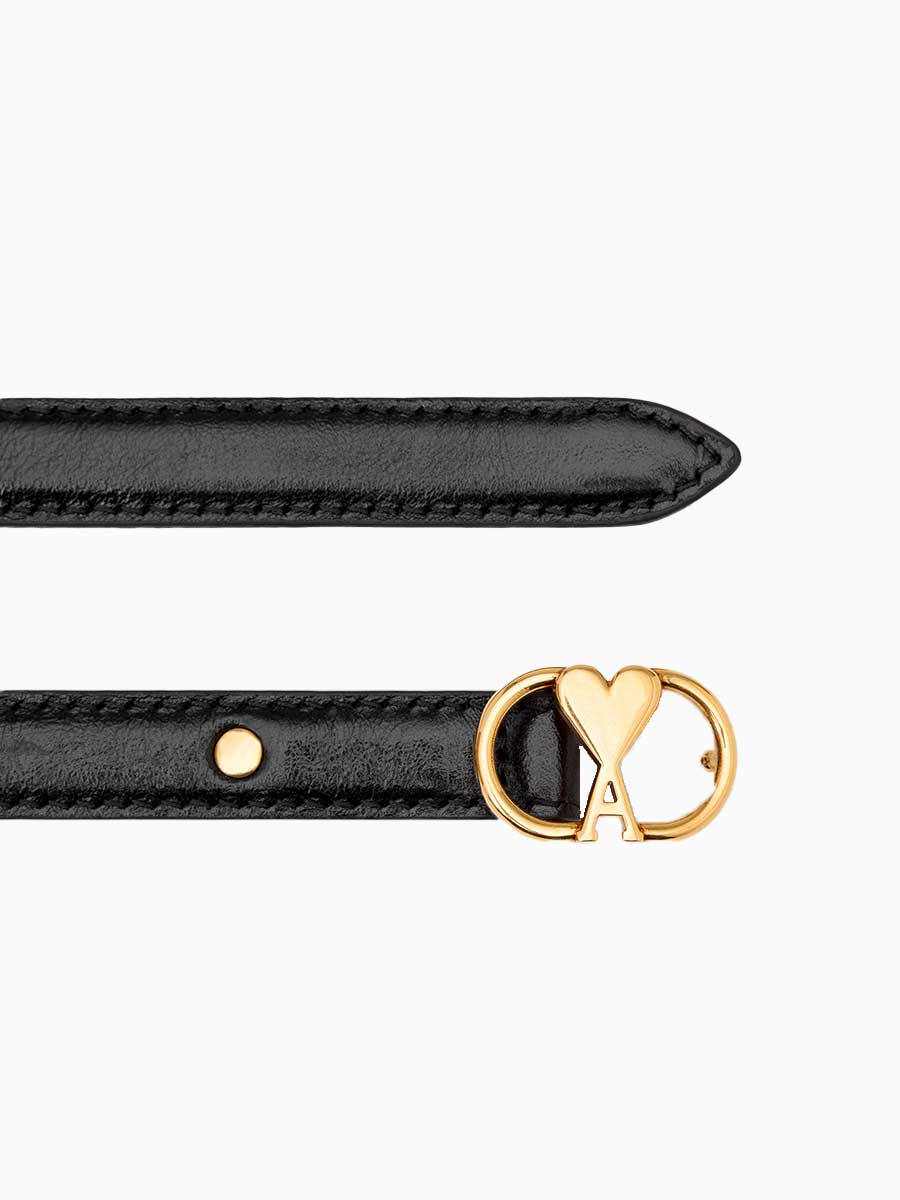 Gürtel AMI DE COEUR in Schwarz von AMI PARIS