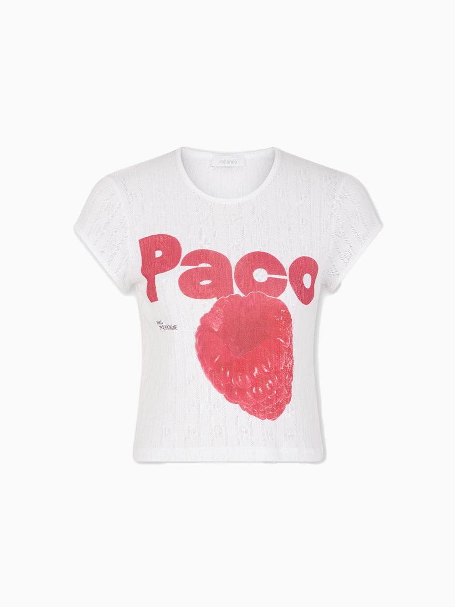 T-Shirt in Weiß von RABANNE
