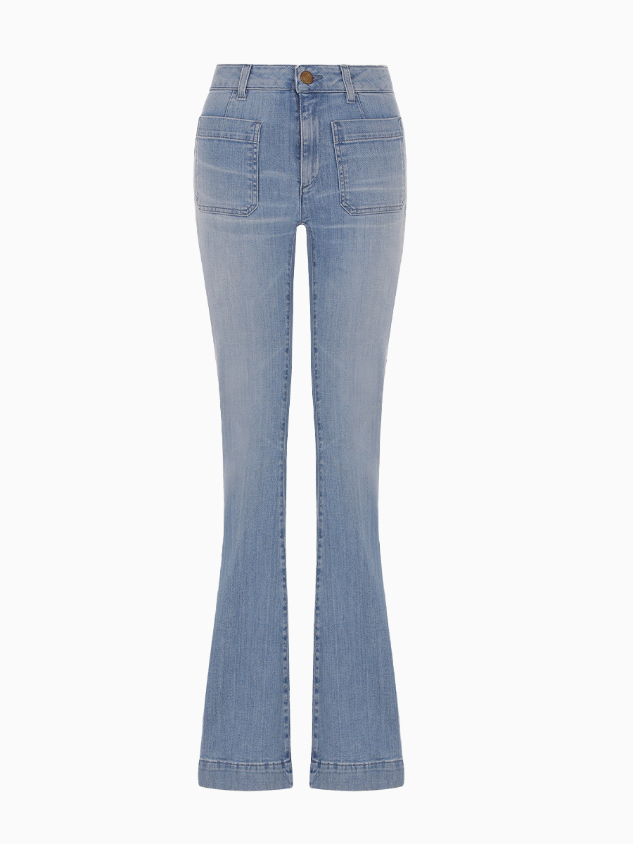 Flared Jeans DELPHINE in Blau von Seafarer