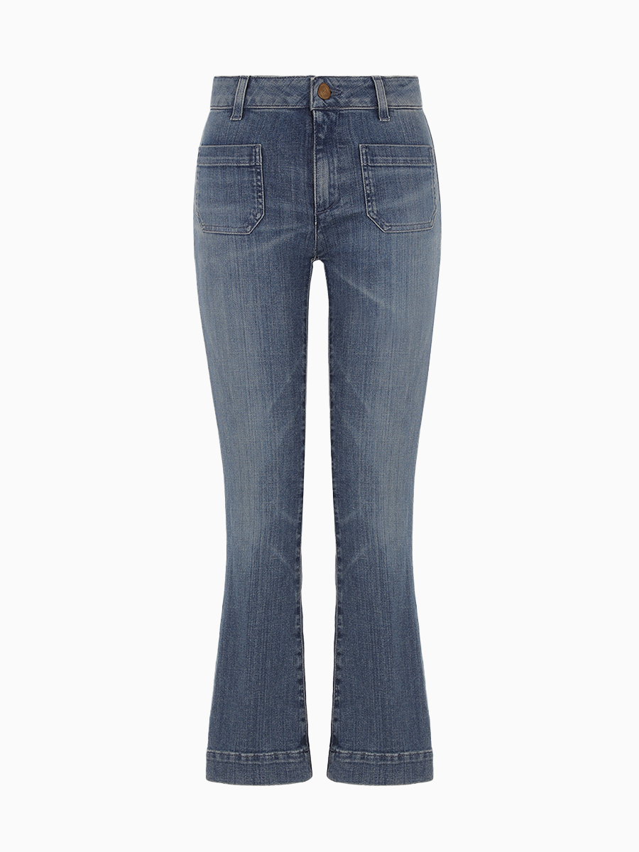 Flared Jeans FRANCOISE in Dunkelblau von SEAFARER