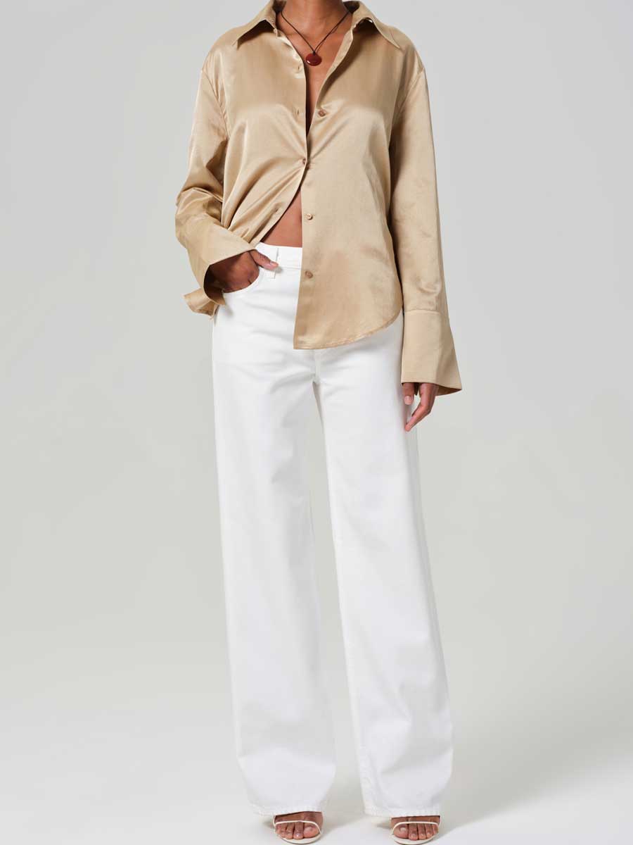 Wide-Leg Jeans ANNINA in Weiß von Citizens of Humanity