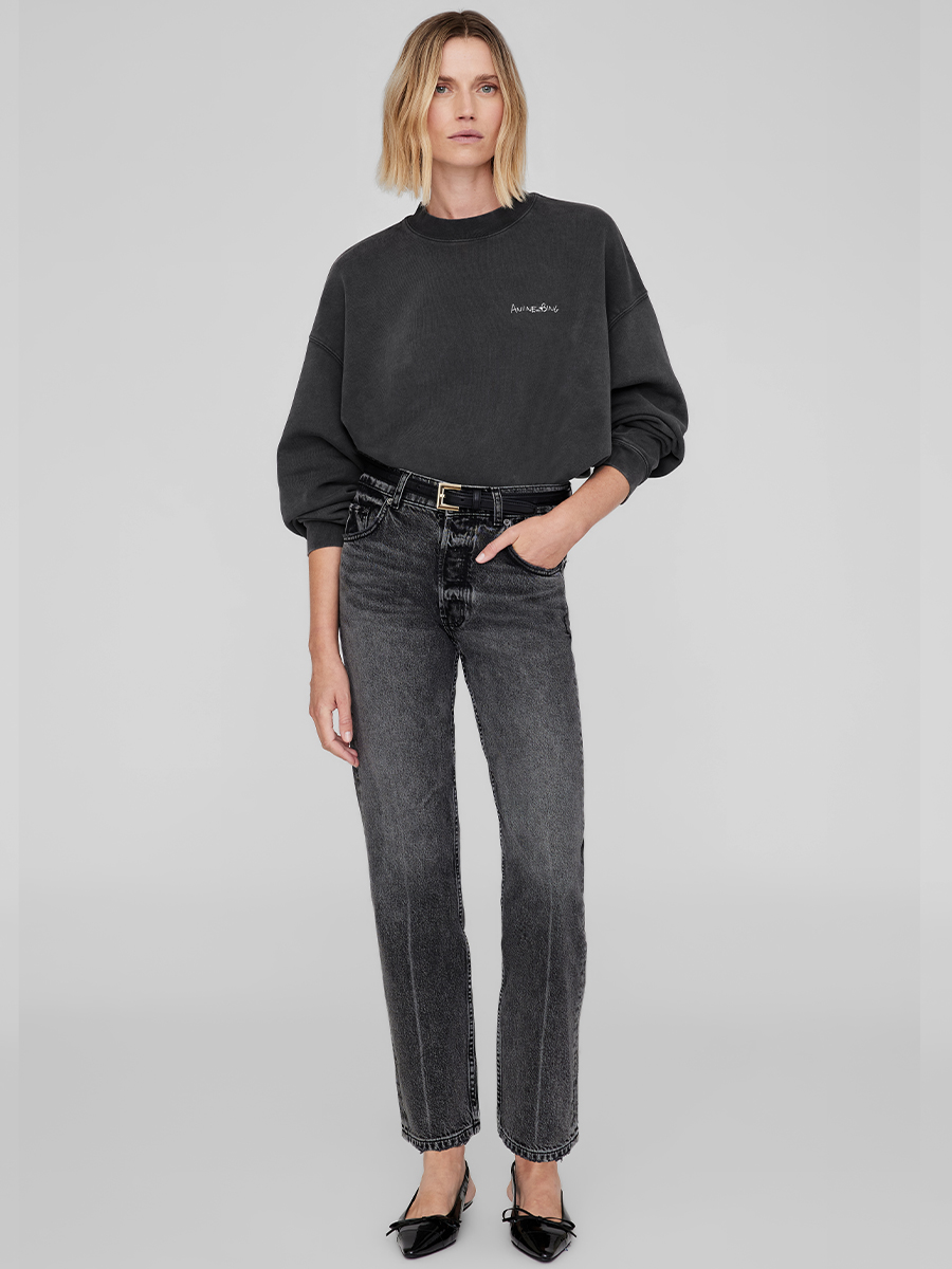 Sweatshirt JACI in Dunkelgrau von ANINE BING