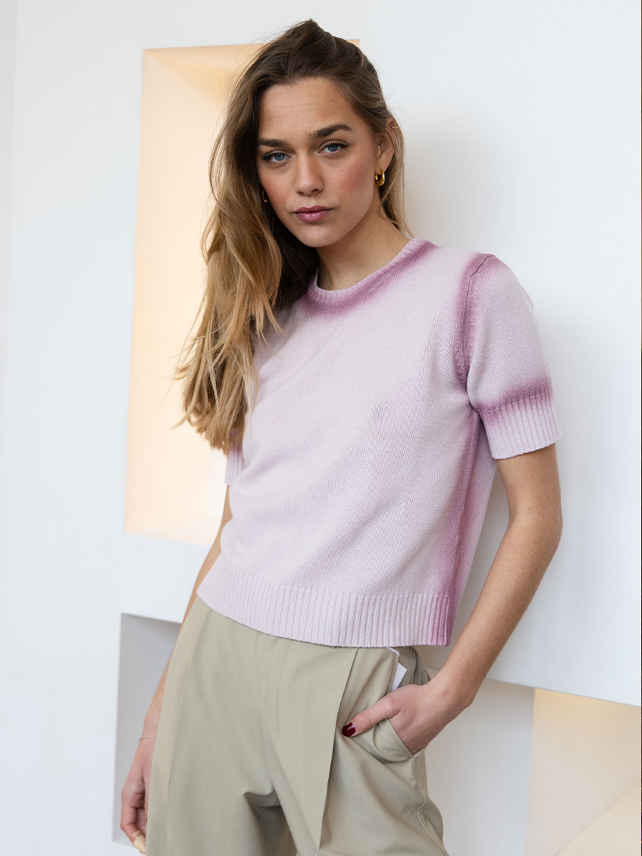 Kurzarm Pullover von ROBERTO COLLINA