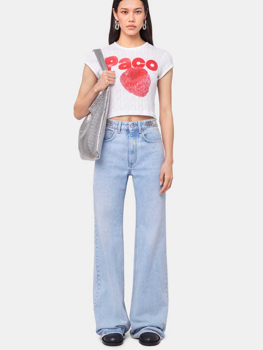 Wide-Leg Jeans von RABANNE