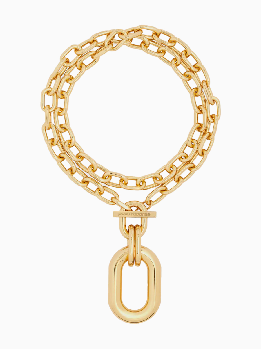Gliederkette in Gold von Rabanne; Credits: Rabanne