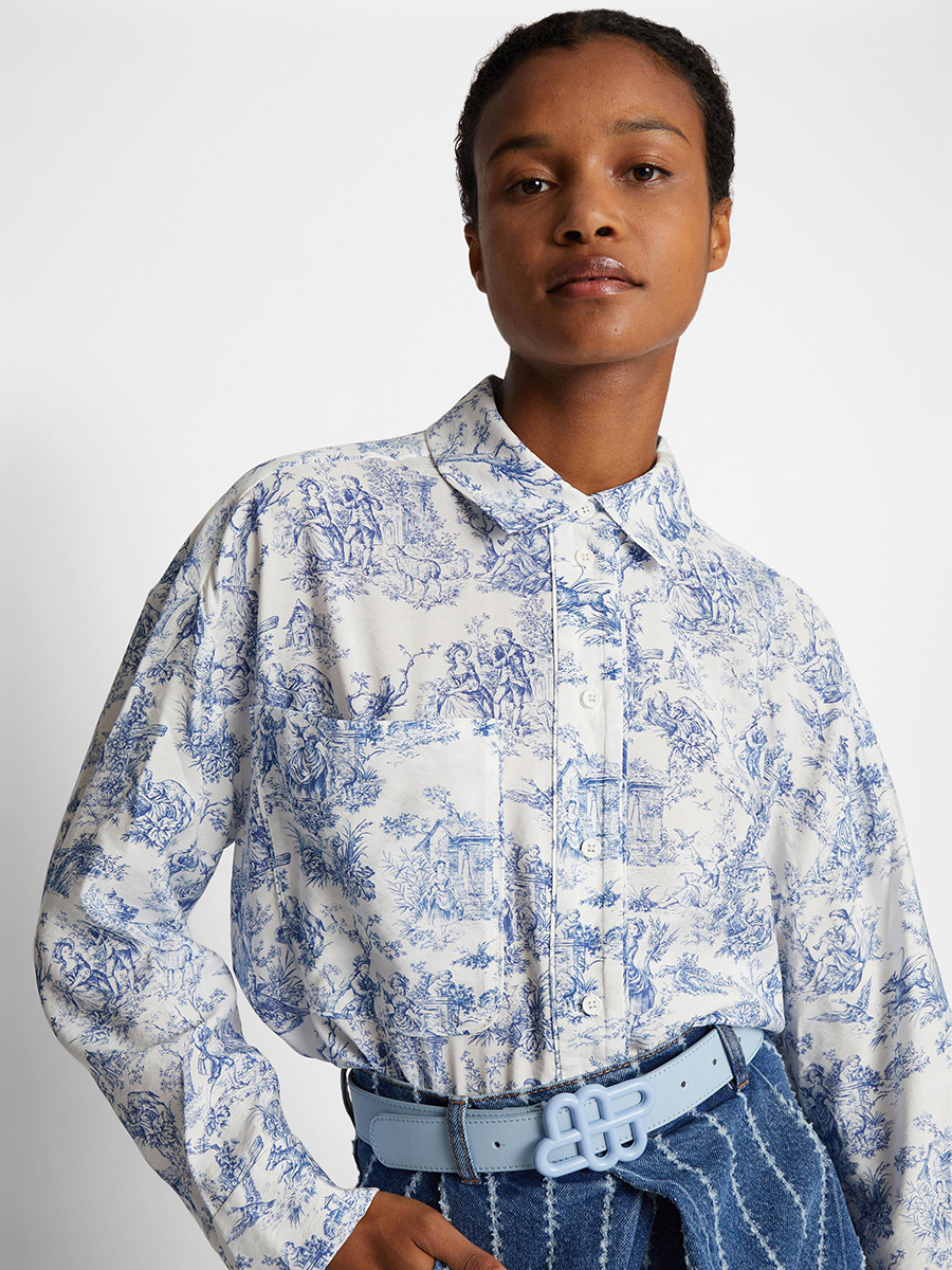 Bluse FILIUS in Blau von Munthe