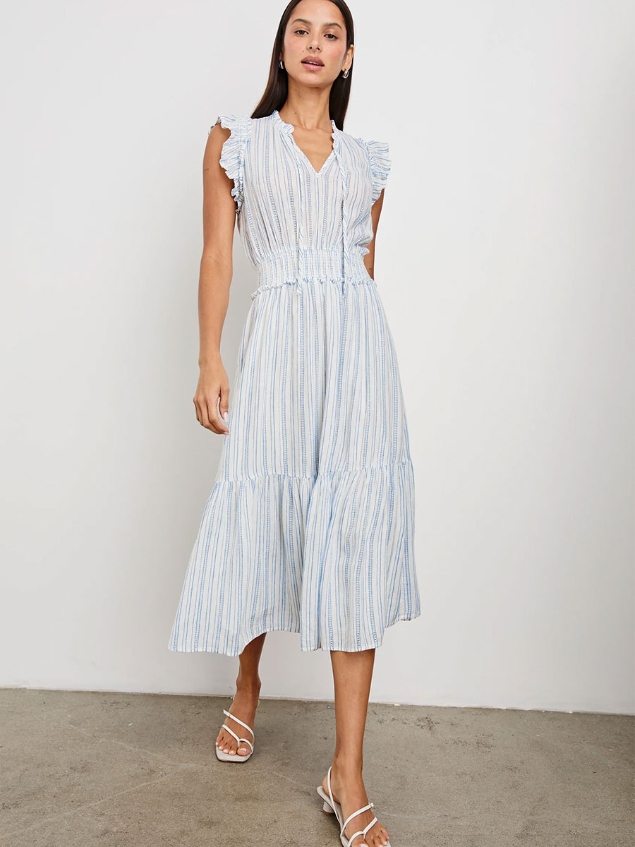 Midi-Kleid GARDEN in Blau von Rails