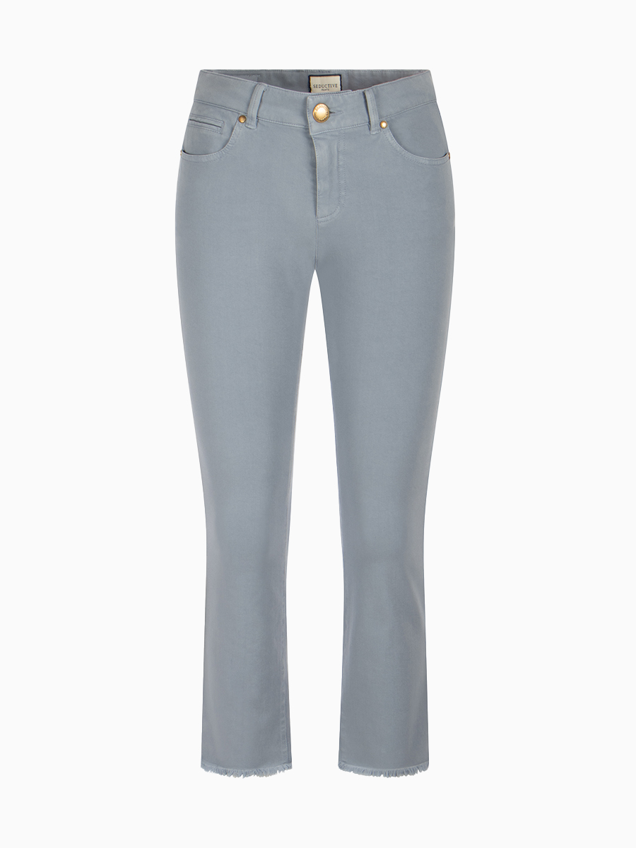 Cropped Jeans CLAIRE in Hellgrau von Seductive