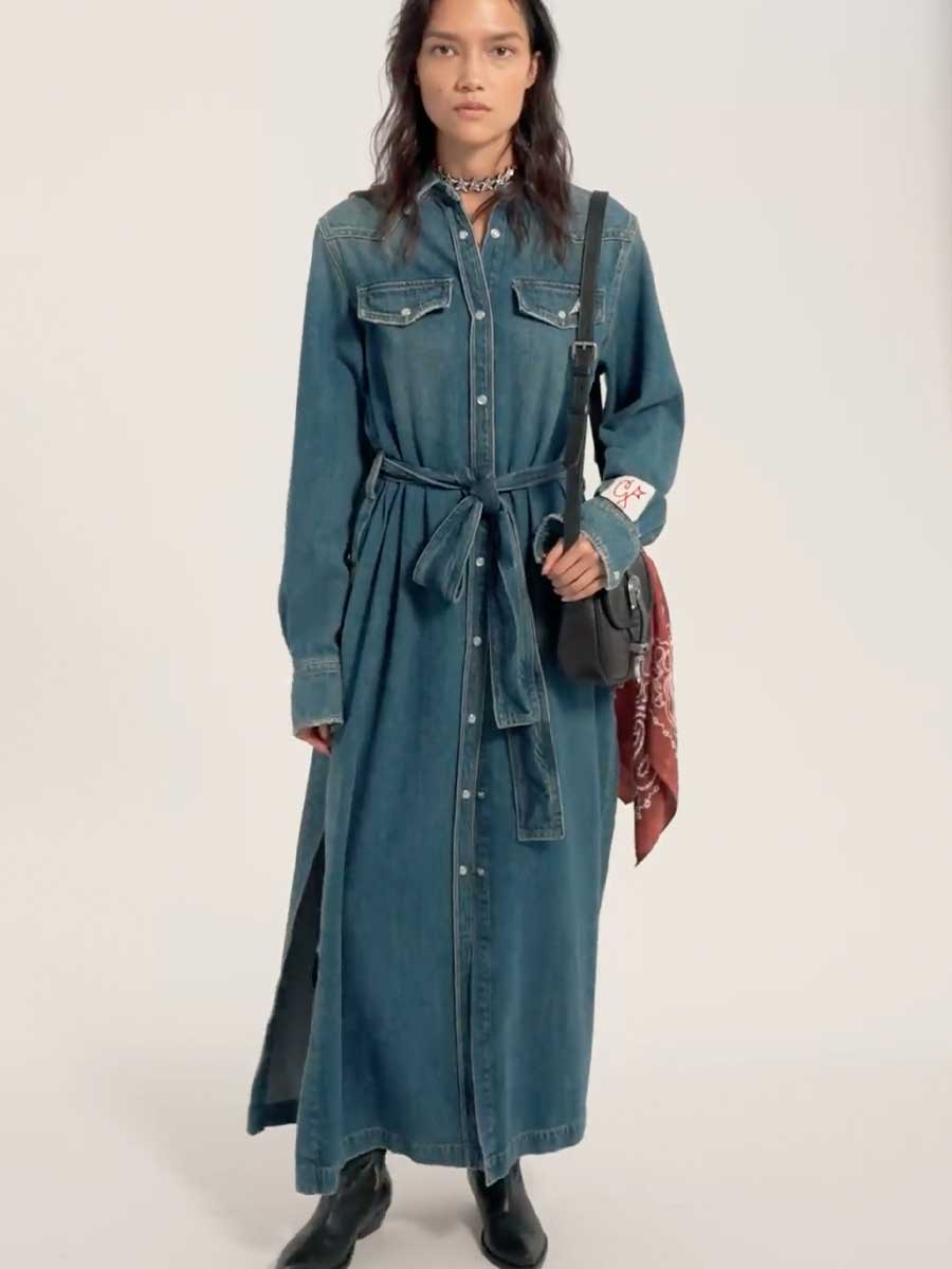 Denim-Kleid von GOLDEN GOOSE