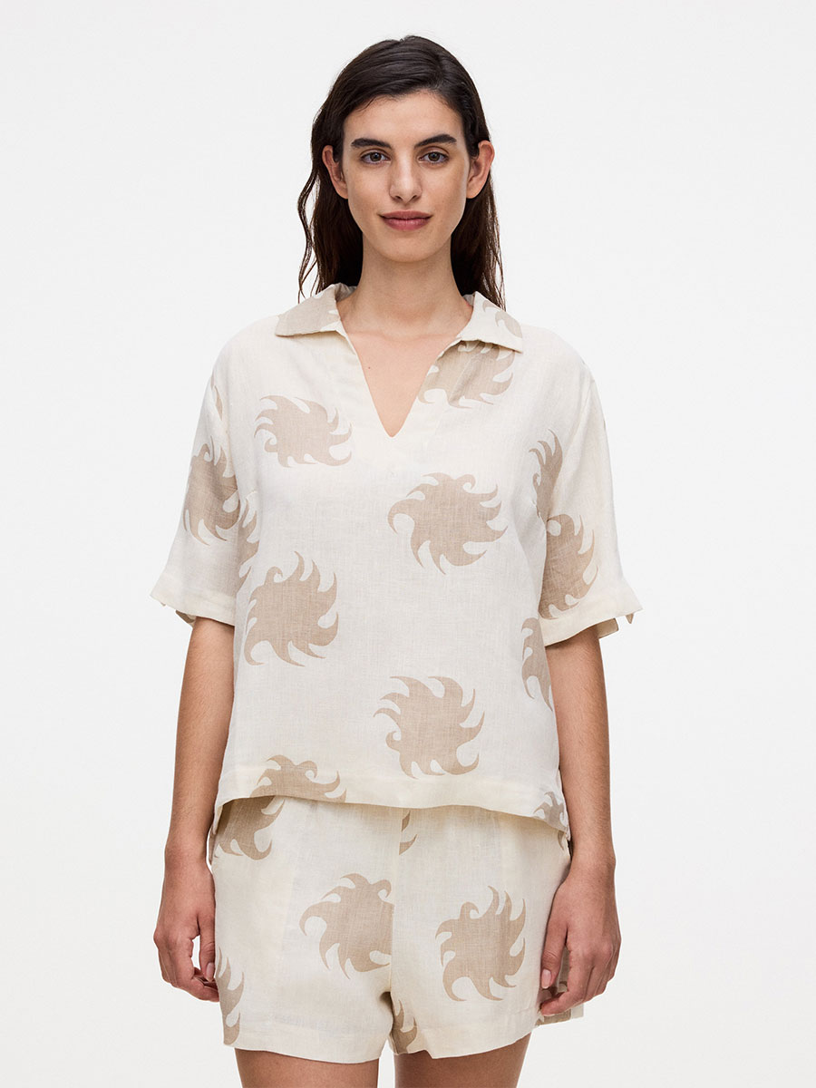 Top HAZEL EMBER in Creme von OAS