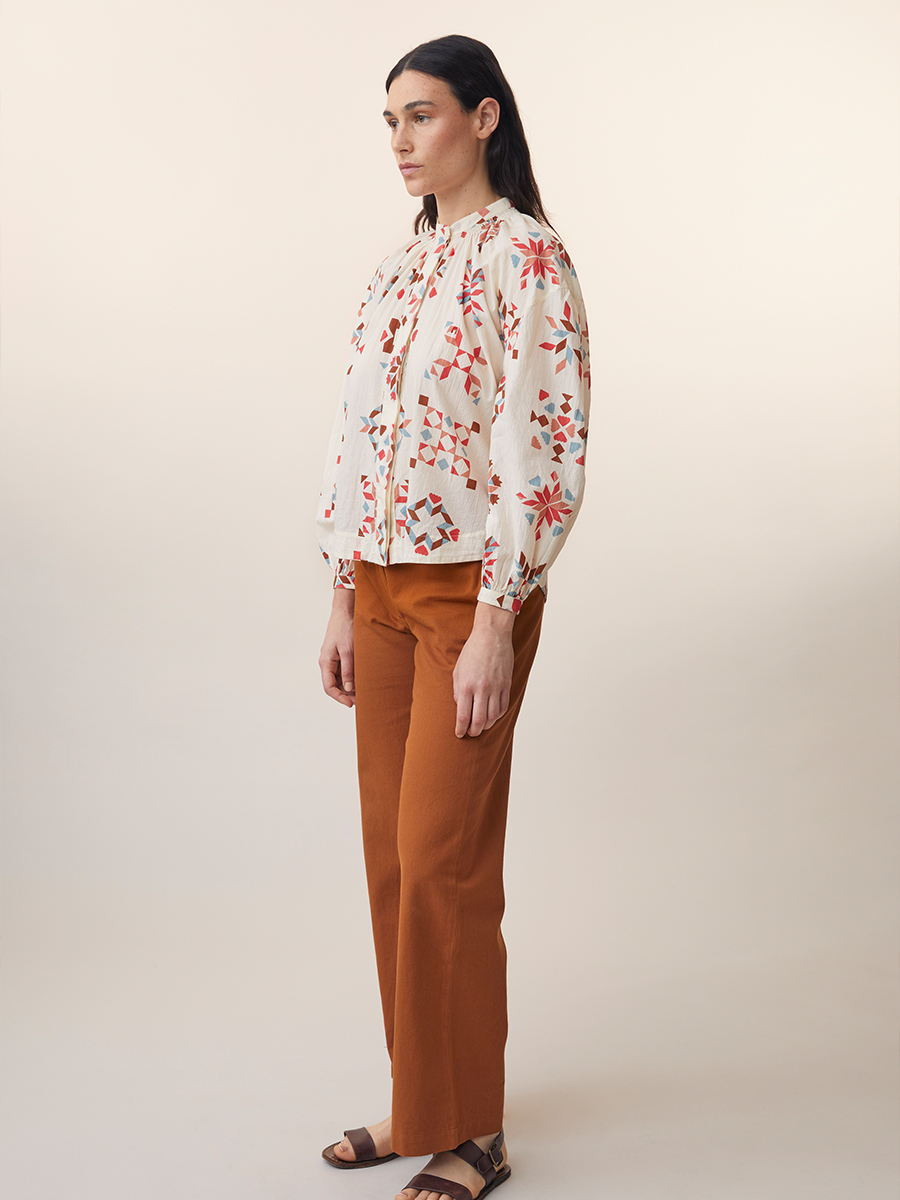 Bluse VIVIANE in Creme von Moismont