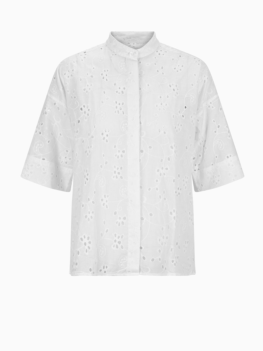 Blusenshirt in Weiß von Caliban