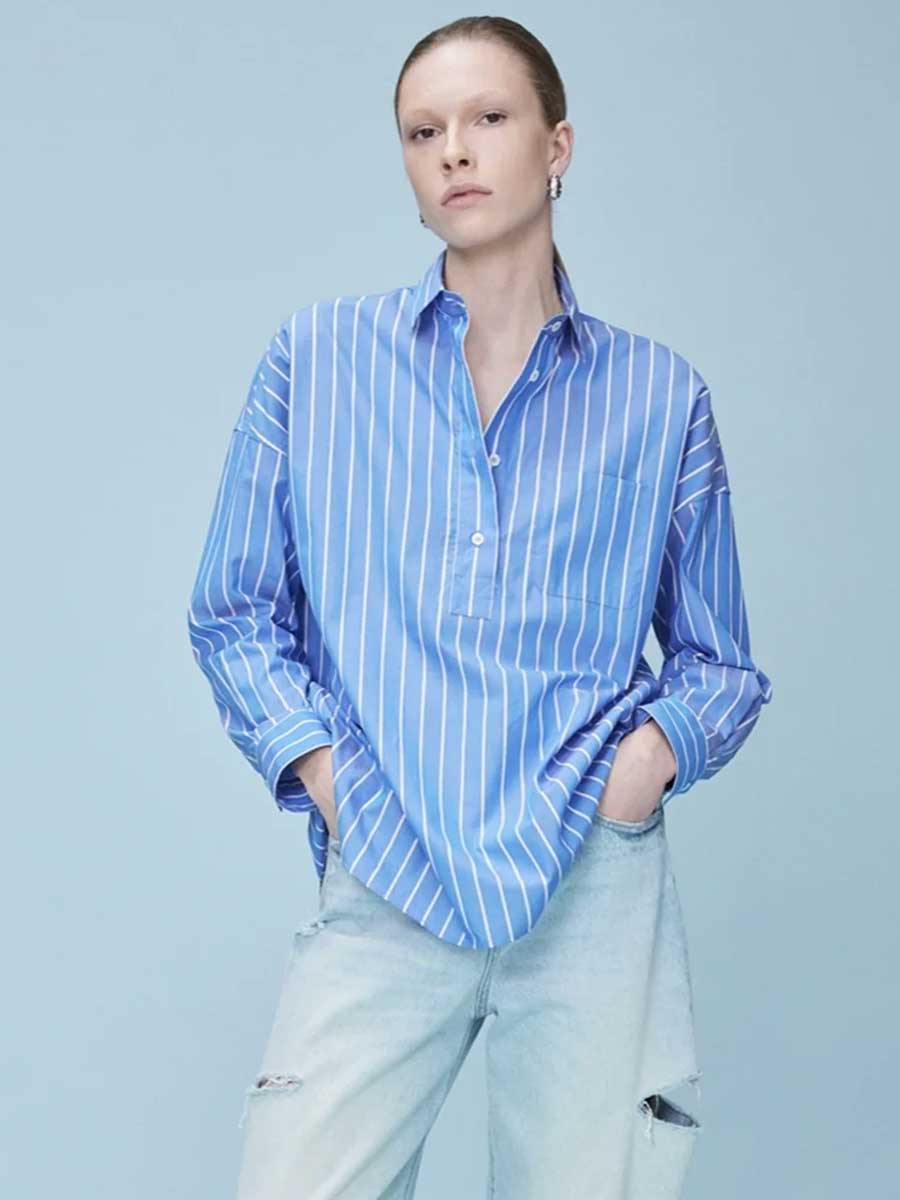 Oversize-Bluse von CALIBAN