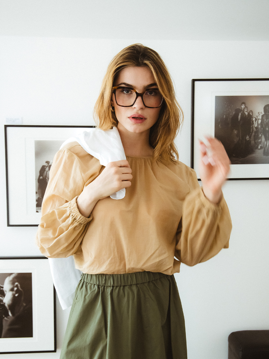 Bluse in Beige von NIU