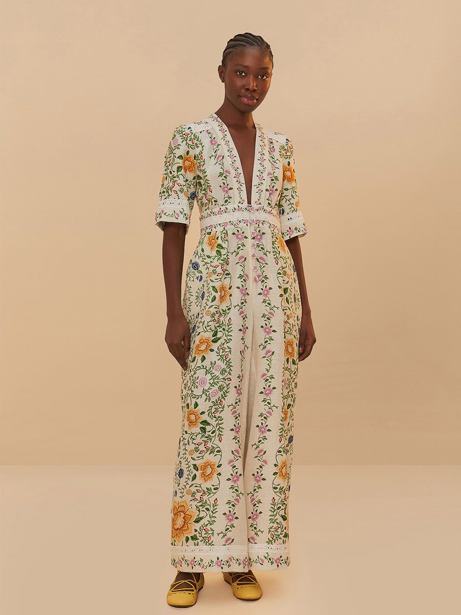Jumpsuit bunt gemustert von Farm Rio