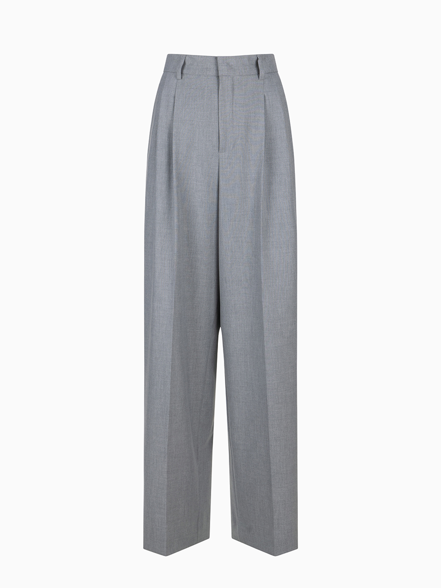 Wide-Leg Hose NOA in Grau von ROSSI