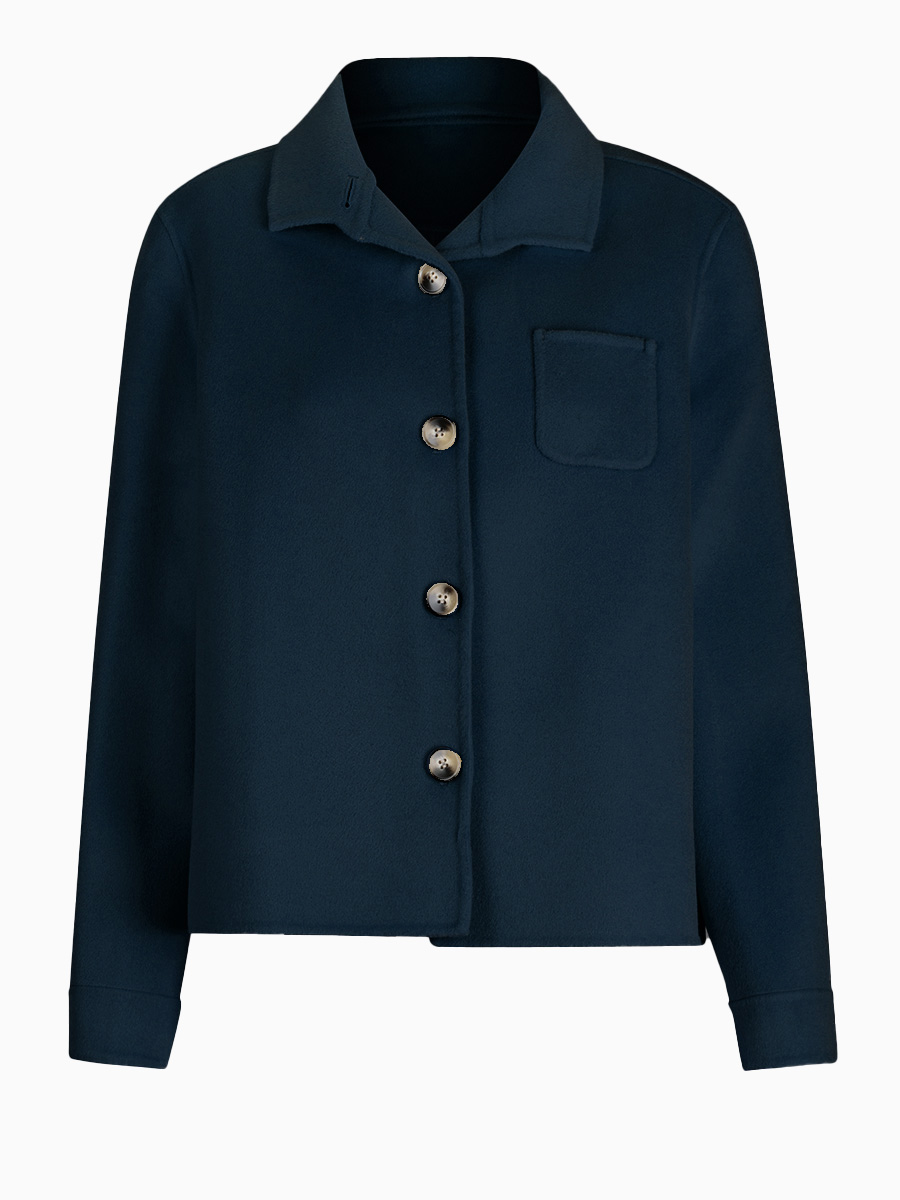 Wolljacke in Dunkelblau von REYER