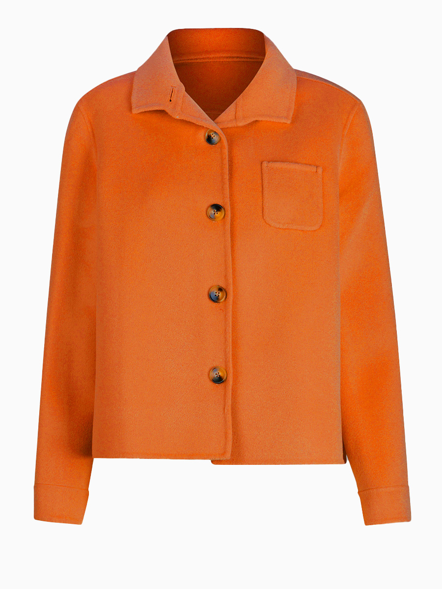 Wolljacke in Orange von REYER