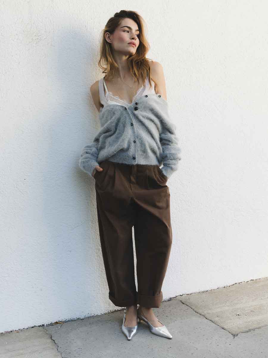 Angora-Cardigan von ROBERTO COLLINA