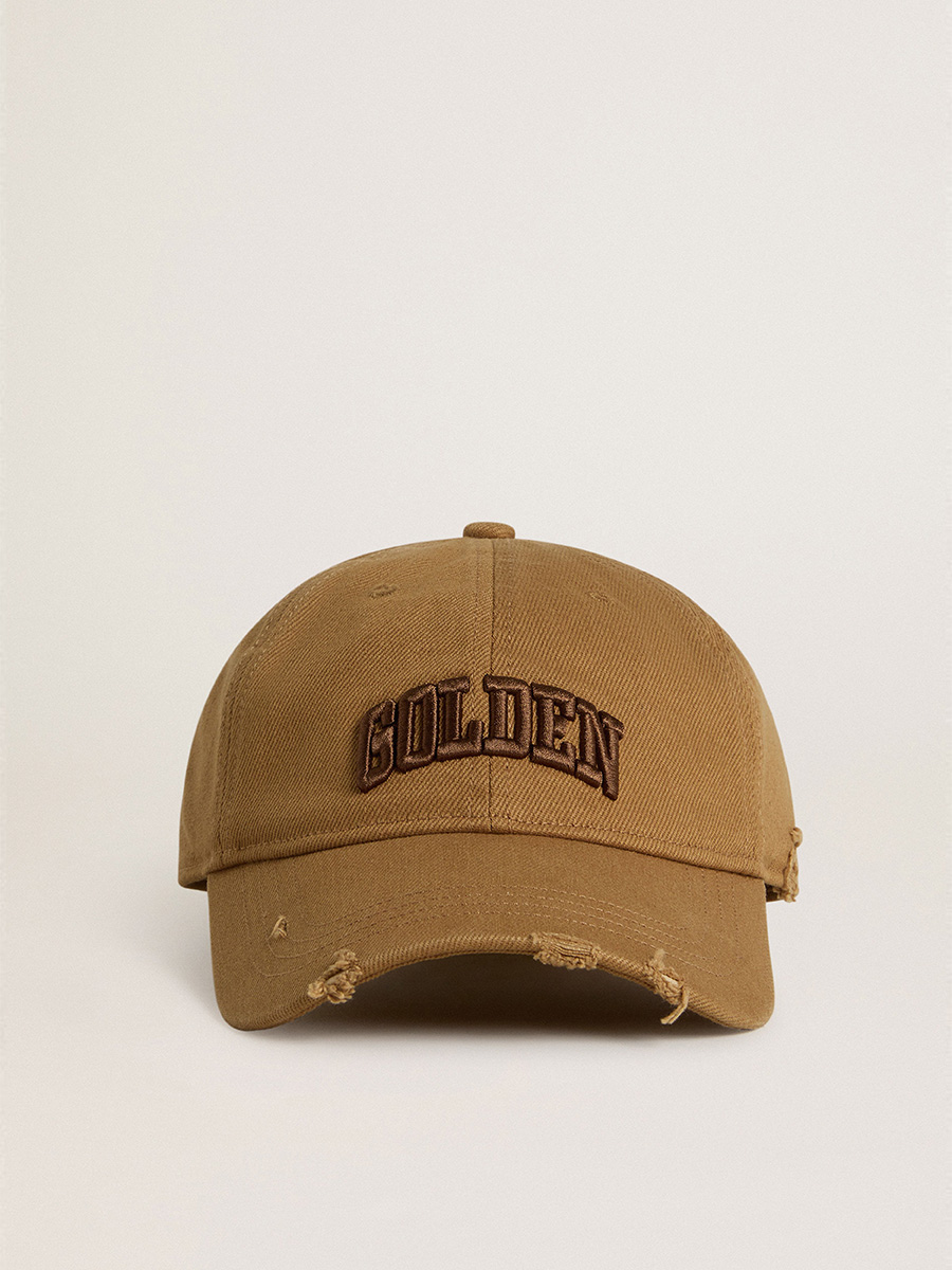 Baseball-Cap in Beige von Golden Goose