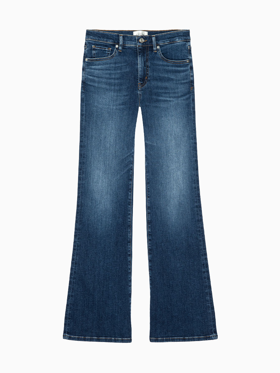 Flared Jeans THE ICON in Blau von FRAME
