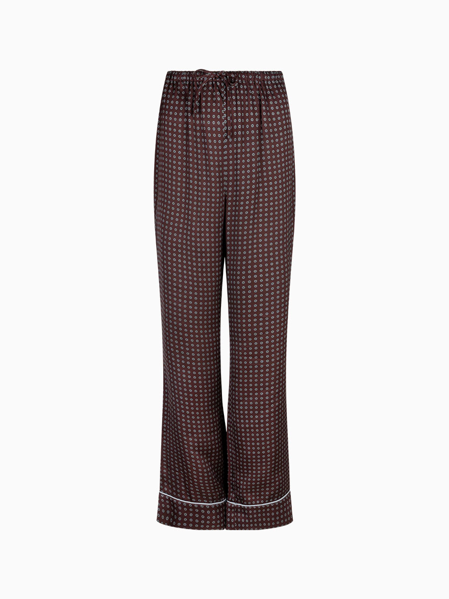 Pyjamahose REESE in Braun von LOVE STORIES