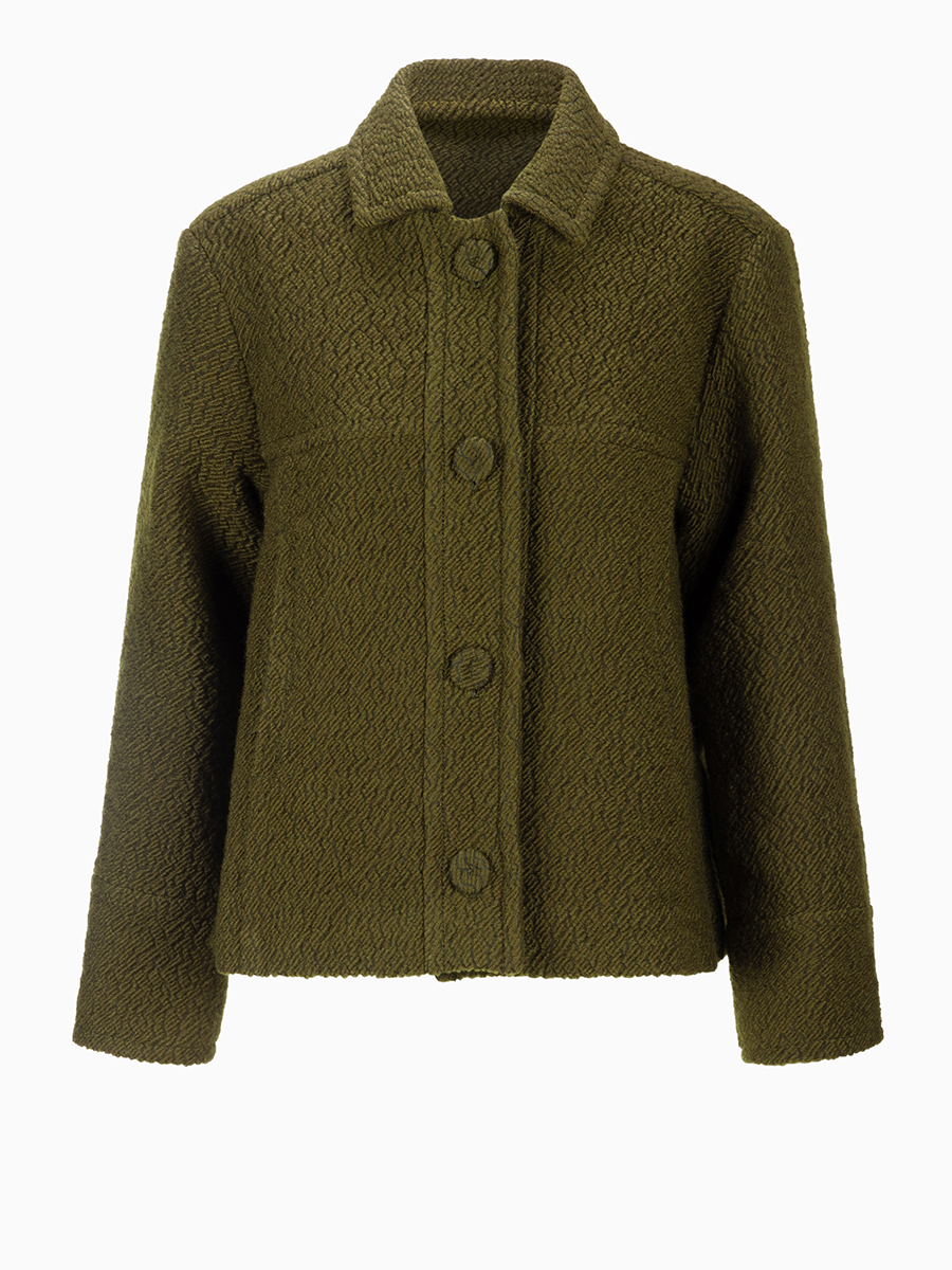 Wolljacke in Grün von ODEEH