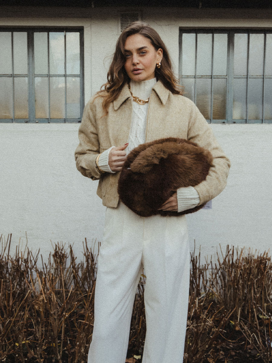 Pouch JUMBO NOOR MINK von APPARIS