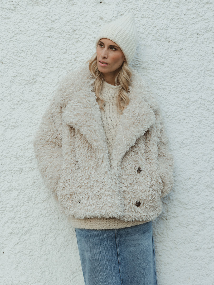 Faux-Fur Mantel LESTINE von Munthe