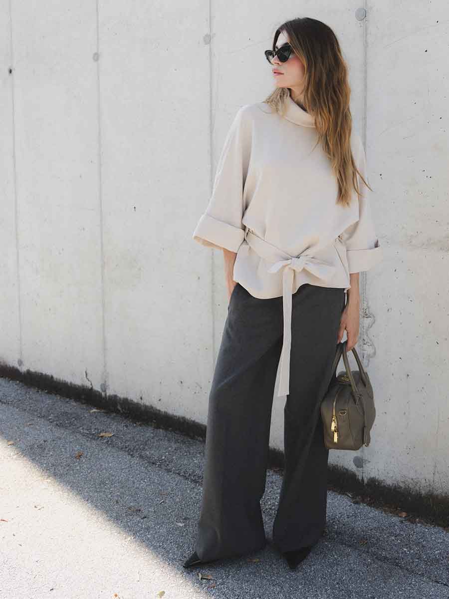 Wide-Leg Hose ASTRID von NINE IN THE MORNING