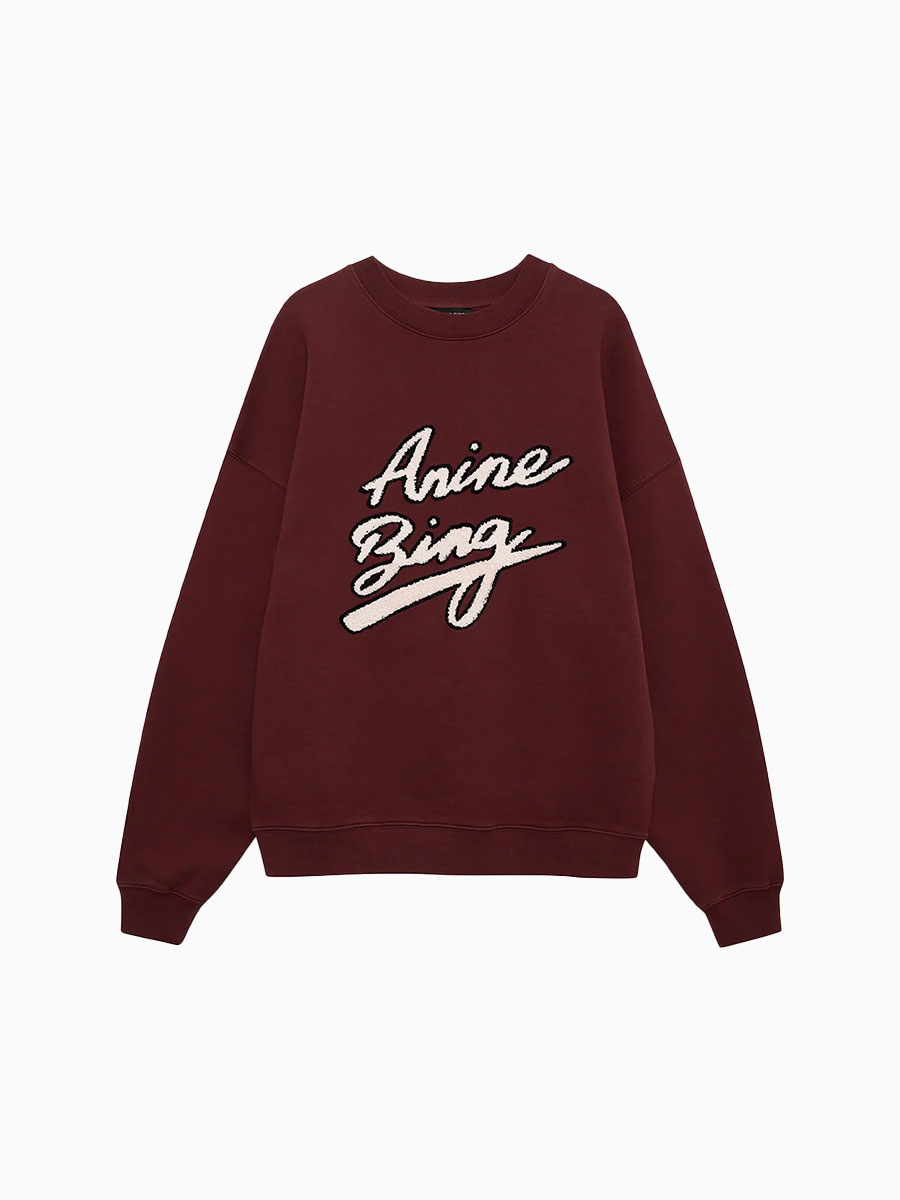 Sweatshirt MILES von ANINE BING in Bordeaux