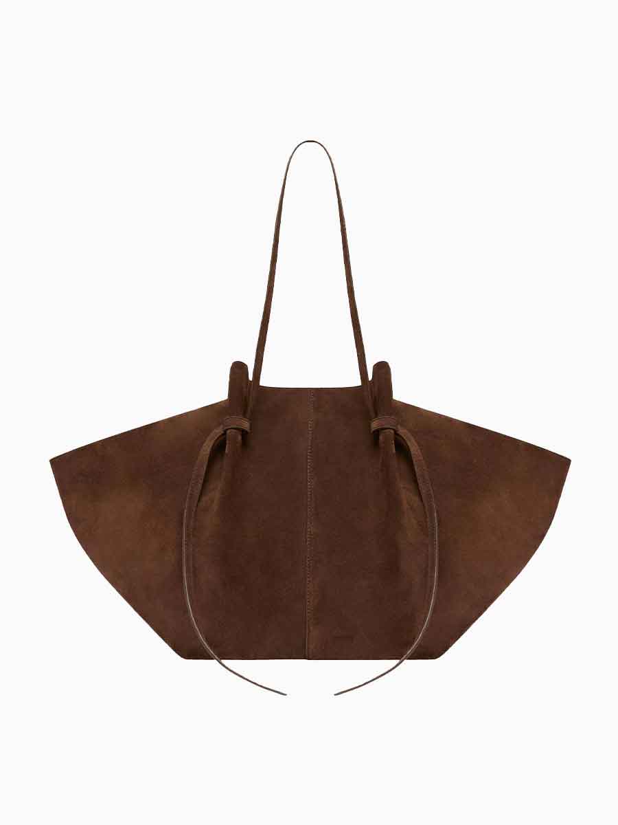 Tote Bag MOCHI LARGE in Schokobraun von YUZEFI